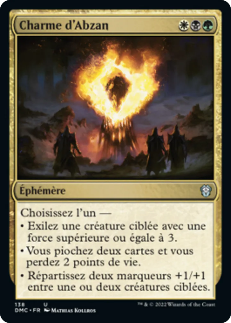 Charme d'Abzan from Dominaria United Commander - Magic: The Gathering