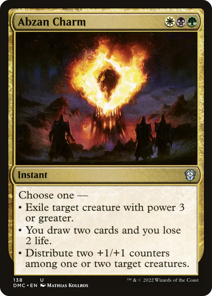 Charme d'Abzan — Dominaria United Commander — Magic: The Gathering