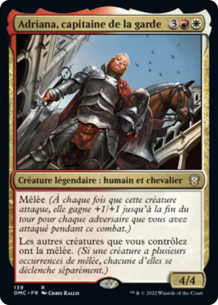 Adriana, capitaine de la garde — Dominaria United Commander — Magic: The Gathering