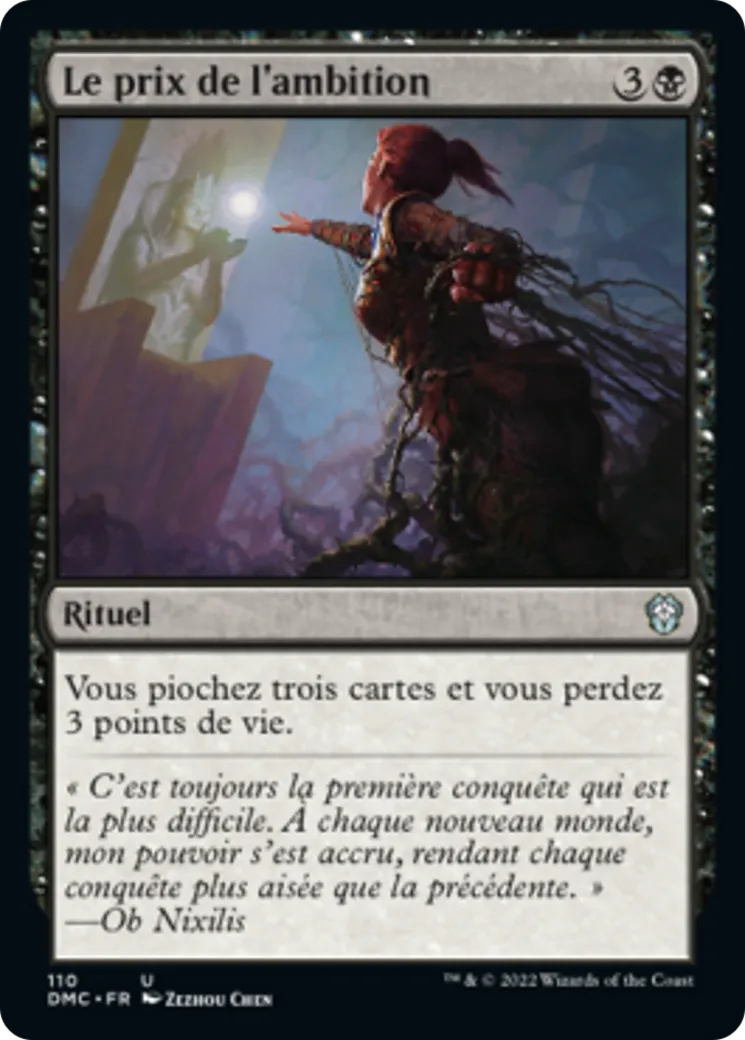 Le prix de l'ambition — Dominaria United Commander — Magic: The Gathering