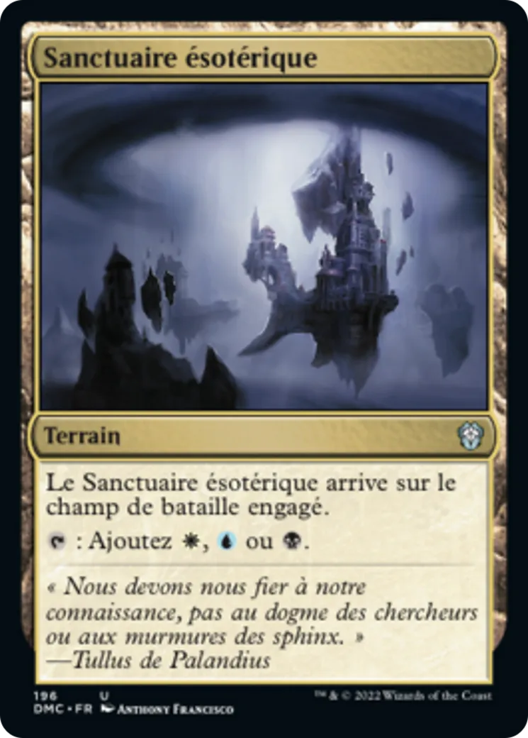 Sanctuaire ésotérique from Dominaria United Commander - Magic: The Gathering