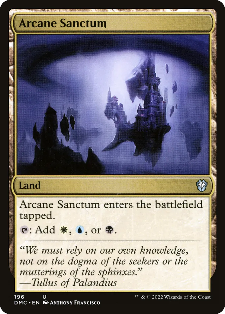 Arcane Sanctum from Dominaria United Commander - Magic: The Gathering