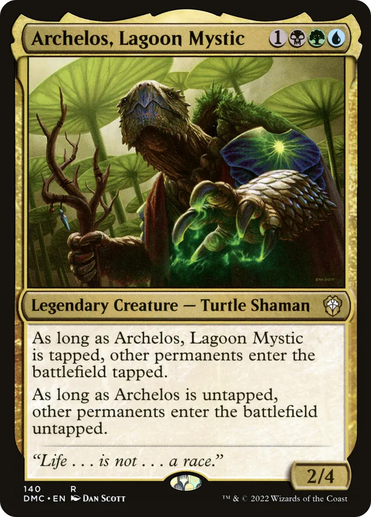 Archelos, Lagoon Mystic — Dominaria United Commander — Magic: The Gathering