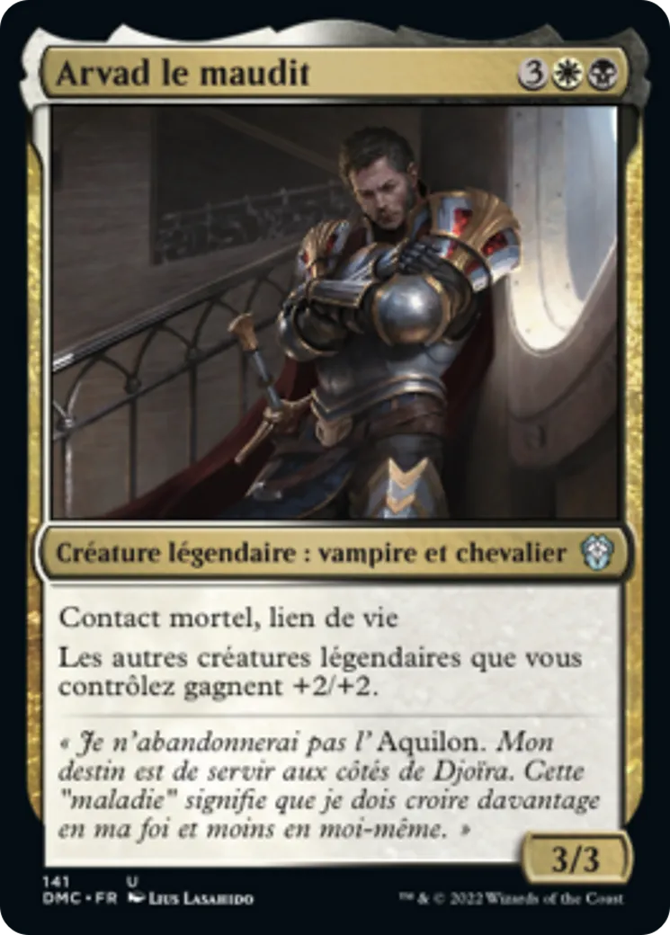 Arvad le maudit — Dominaria United Commander — Magic: The Gathering