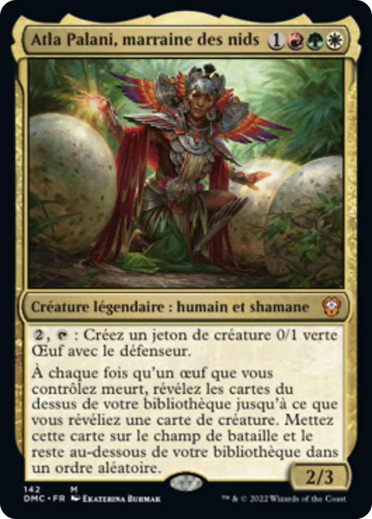Atla Palani, marraine des nids — Dominaria United Commander — Magic: The Gathering