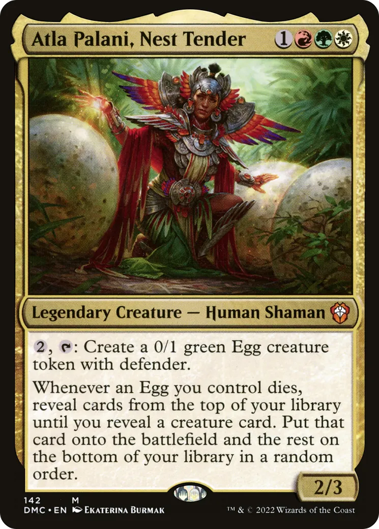 Atla Palani, Nest Tender from Dominaria United Commander - Magic: The Gathering