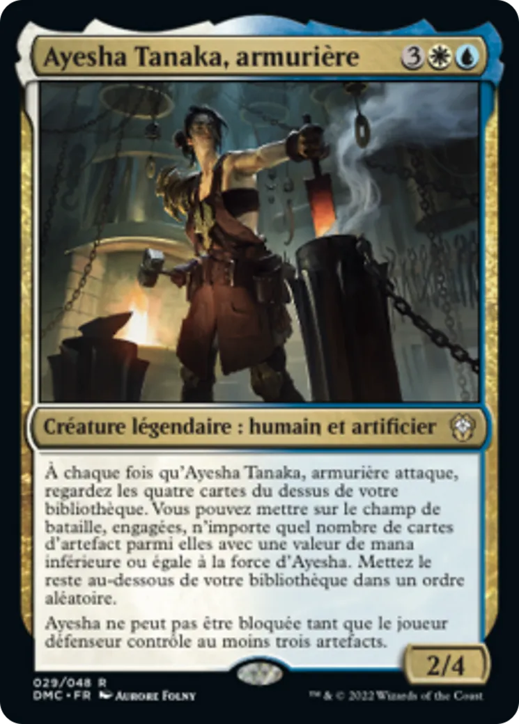 Ayesha Tanaka, armurière — Dominaria United Commander — Magic: The Gathering