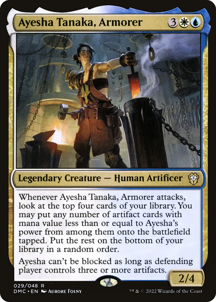 Ayesha Tanaka, armurière — Dominaria United Commander — Magic: The Gathering