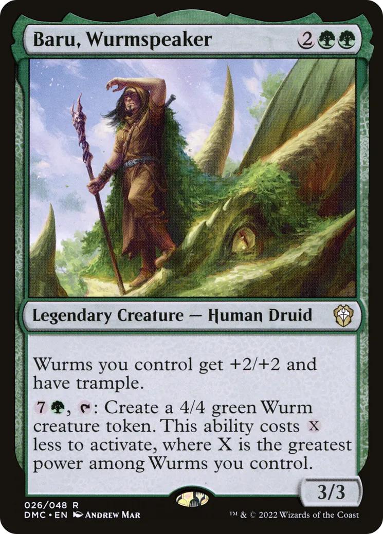 Baru, Wurmspeaker — Dominaria United Commander — Magic: The Gathering