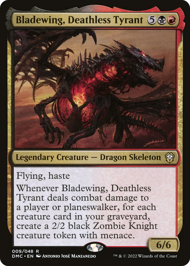 Bladewing, Deathless Tyrant — Dominaria United Commander — Magic: The Gathering