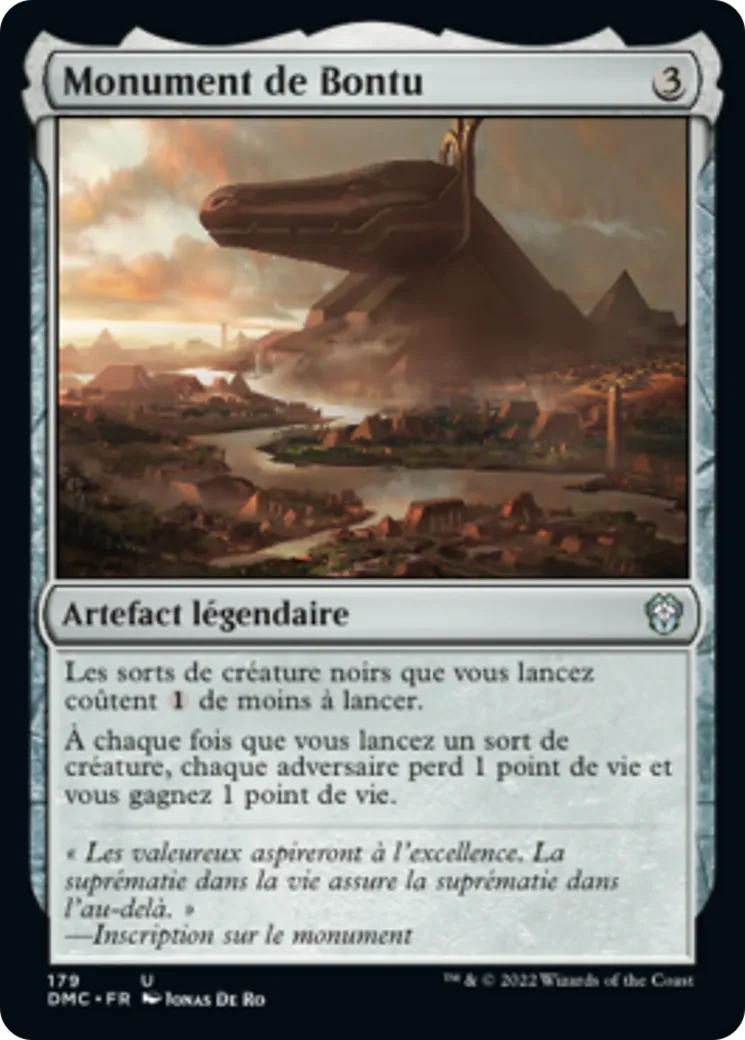 Monument de Bontu from Dominaria United Commander - Magic: The Gathering