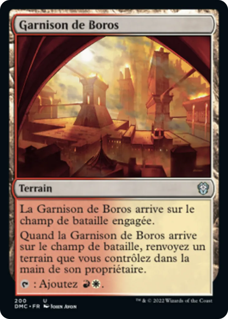 Garnison de Boros — Dominaria United Commander — Magic: The Gathering