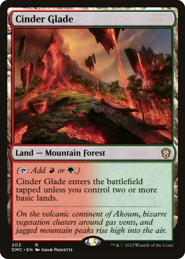 Cinder Glade — Dominaria United Commander — Magic: The Gathering