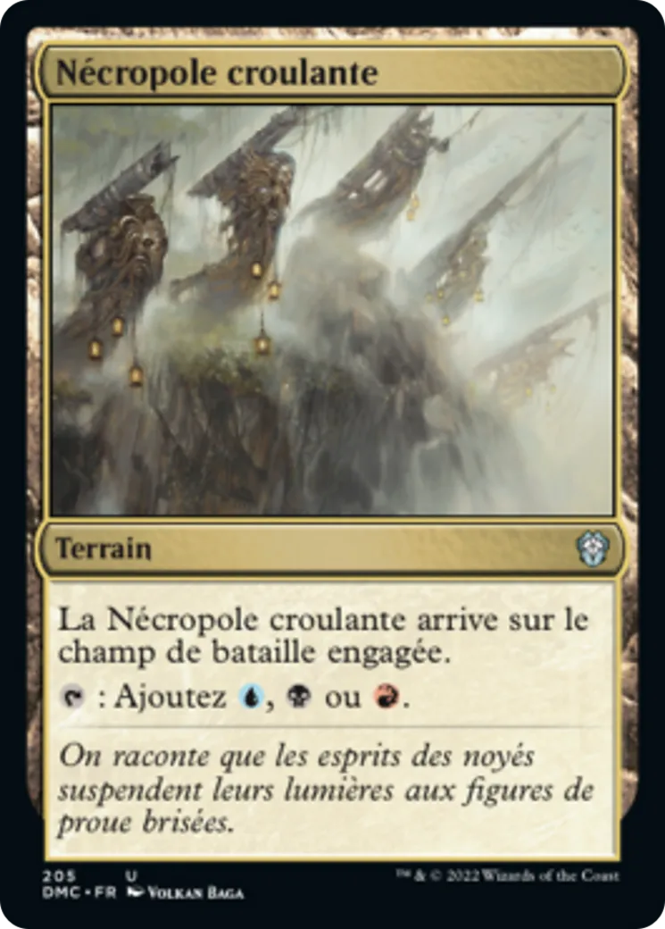 Nécropole croulante — Dominaria United Commander — Magic: The Gathering