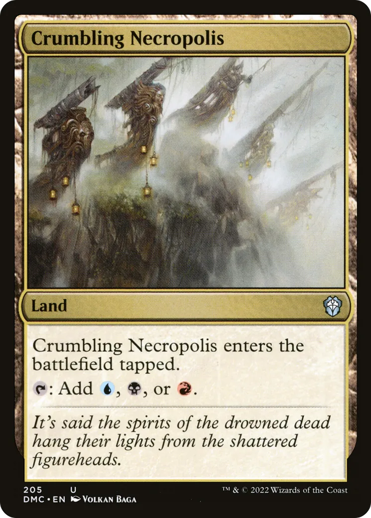 Crumbling Necropolis — Dominaria United Commander — Magic: The Gathering