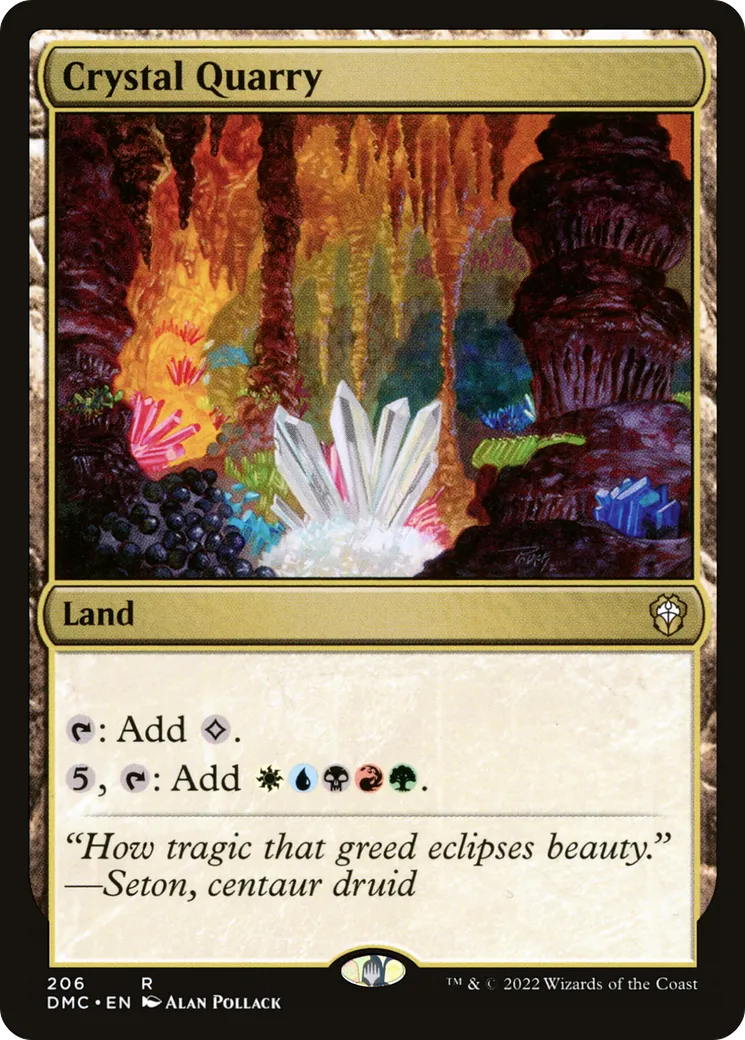 Crystal Quarry — Dominaria United Commander — Magic: The Gathering