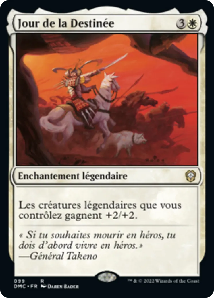 Jour de la Destinée — Dominaria United Commander — Magic: The Gathering