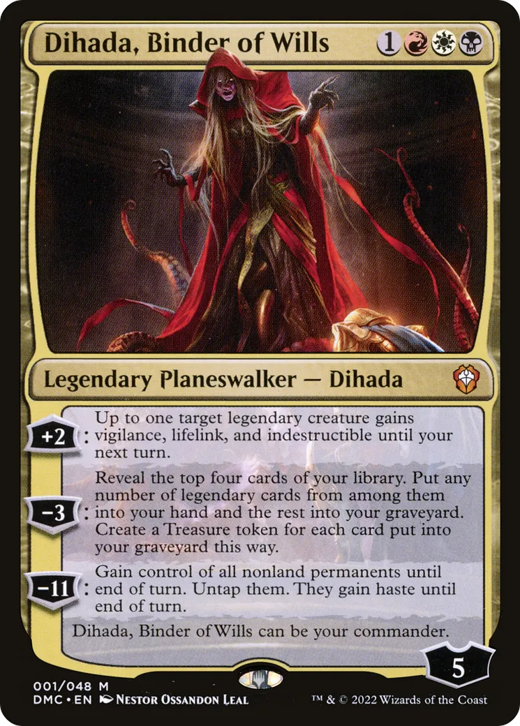 Dihada, Binder of Wills — Dominaria United Commander — Magic: The Gathering
