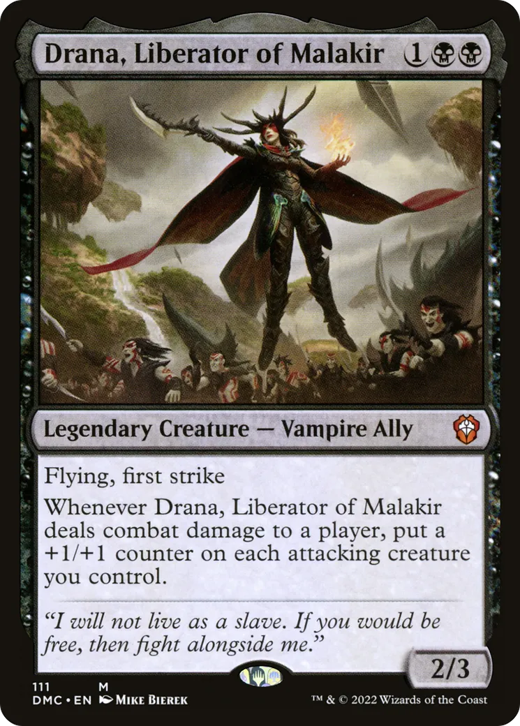 Drana, Liberator of Malakir — Dominaria United Commander — Magic: The Gathering