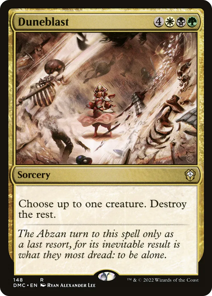 Duneblast — Dominaria United Commander — Magic: The Gathering