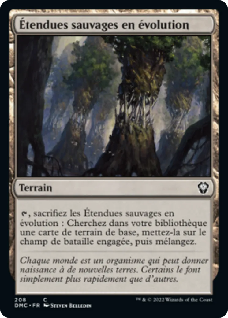 Étendues sauvages en évolution — Dominaria United Commander — Magic: The Gathering