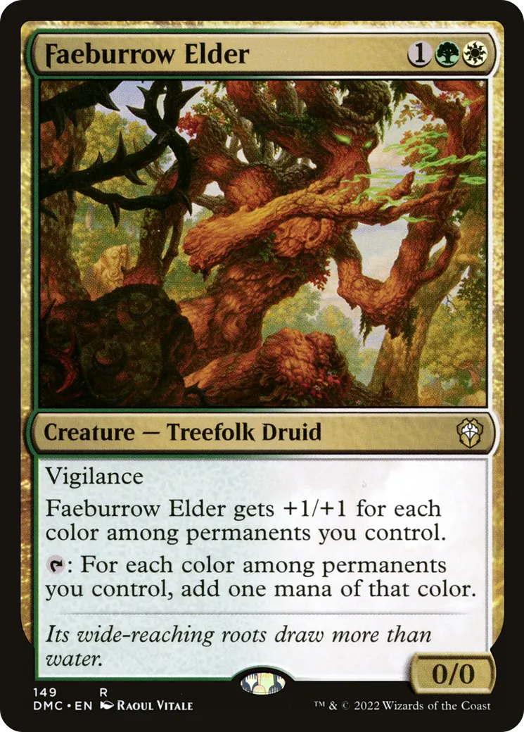 Faeburrow Elder — Dominaria United Commander — Magic: The Gathering