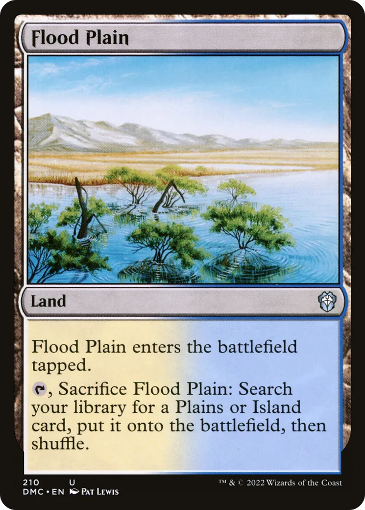 Flood Plain — Dominaria United Commander — Magic: The Gathering