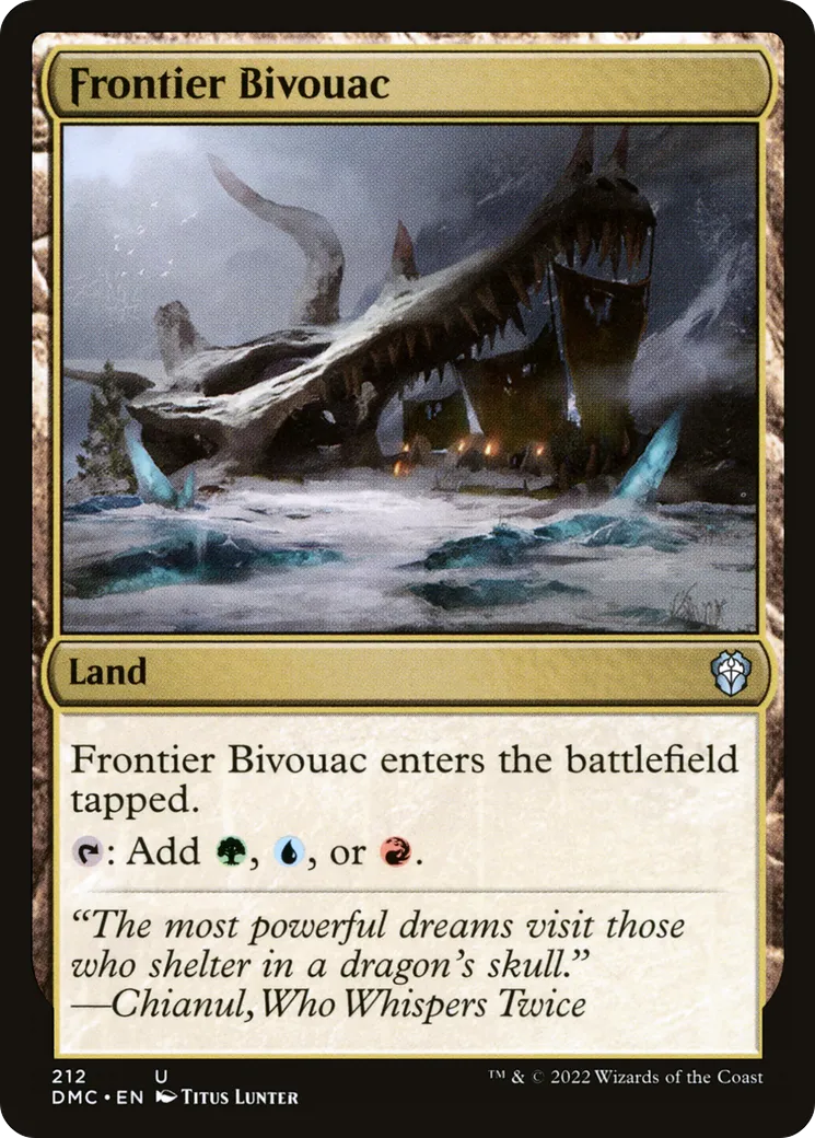 Bivouac de frontière — Dominaria United Commander — Magic: The Gathering