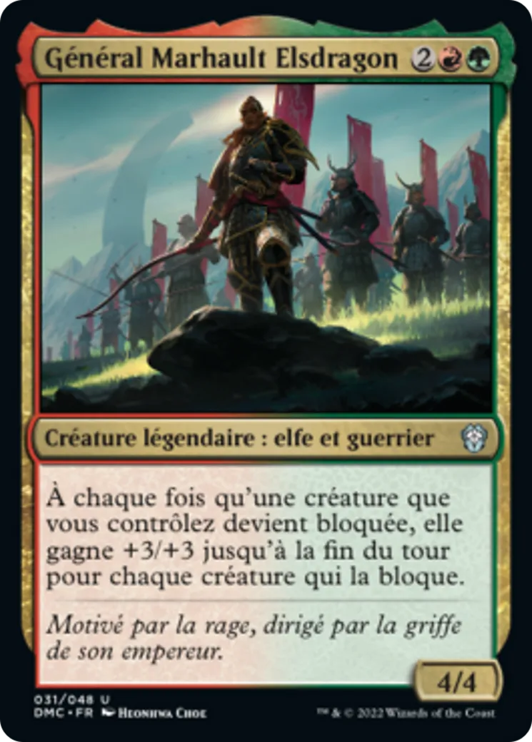 Général Marhault Elsdragon — Dominaria United Commander — Magic: The Gathering