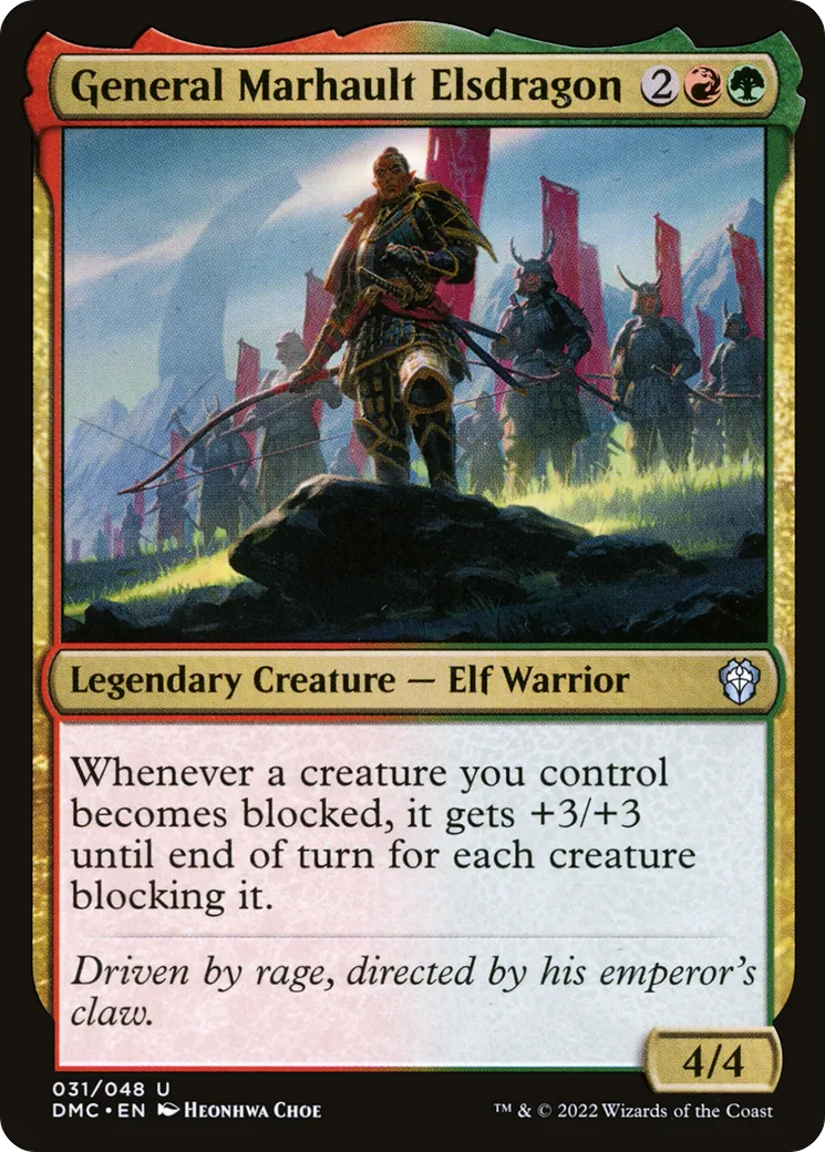 General Marhault Elsdragon — Dominaria United Commander — Magic: The Gathering
