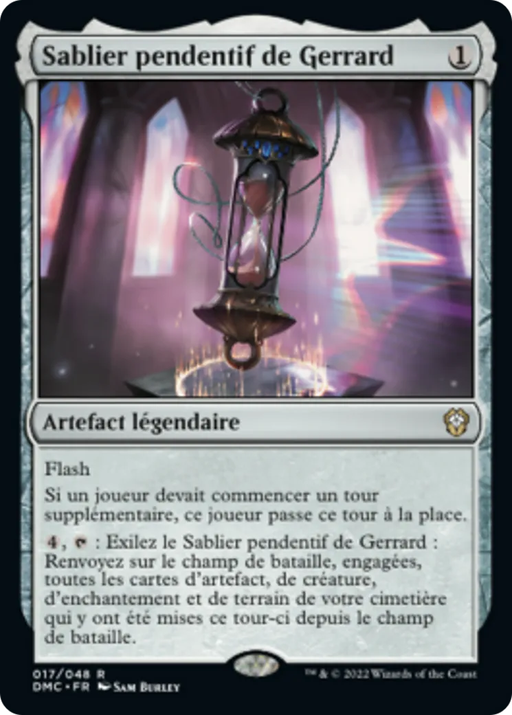 Sablier pendentif de Gerrard — Dominaria United Commander — Magic: The Gathering