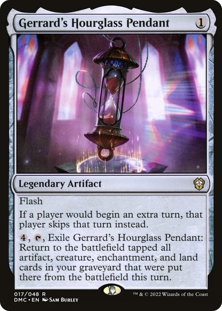 Gerrard's Hourglass Pendant — Dominaria United Commander — Magic: The Gathering