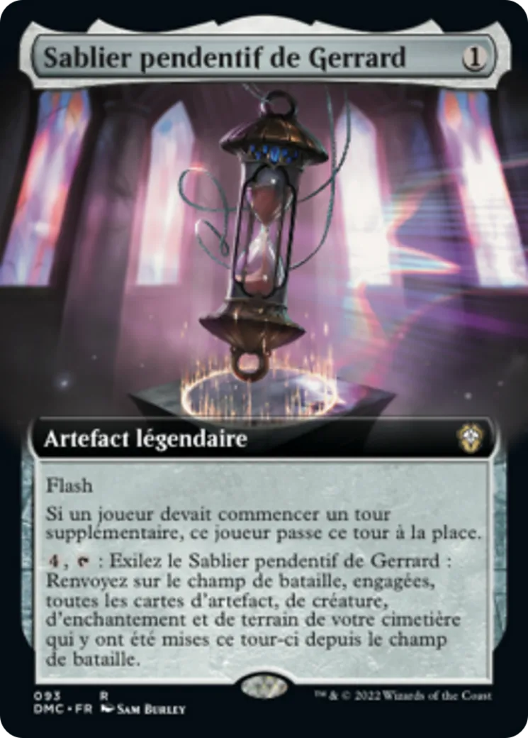 Sablier pendentif de Gerrard — Dominaria United Commander — Magic: The Gathering