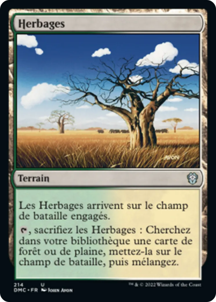 Herbages from Dominaria United Commander - Magic: The Gathering
