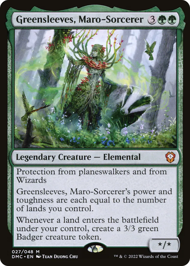 Greensleeves, Maro-Sorcerer — Dominaria United Commander — Magic: The Gathering