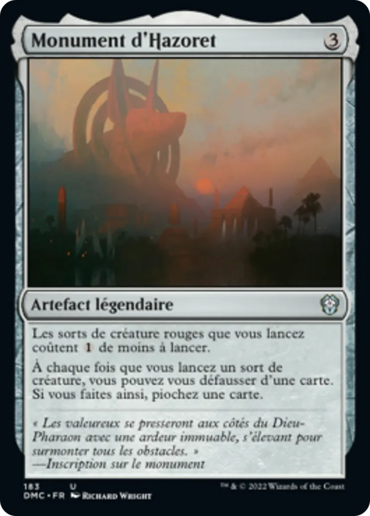Monument d'Hazoret — Dominaria United Commander — Magic: The Gathering