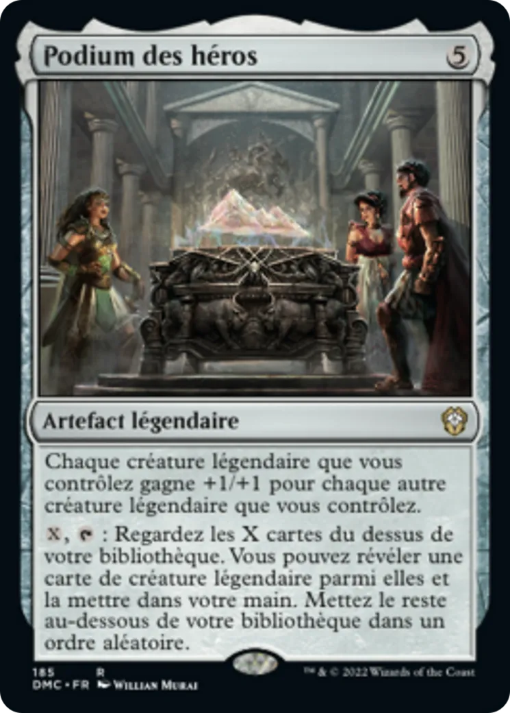 Podium des héros — Dominaria United Commander — Magic: The Gathering