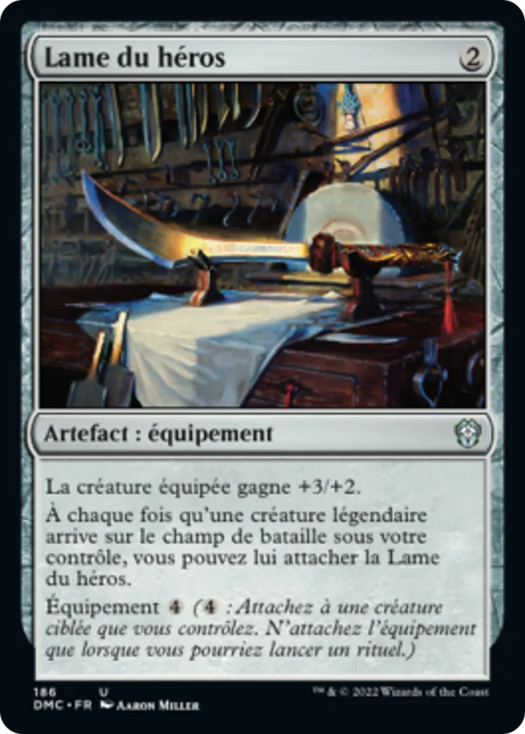 Lame du héros — Dominaria United Commander — Magic: The Gathering