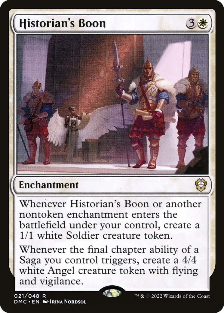 Historian's Boon — Dominaria United Commander — Magic: The Gathering