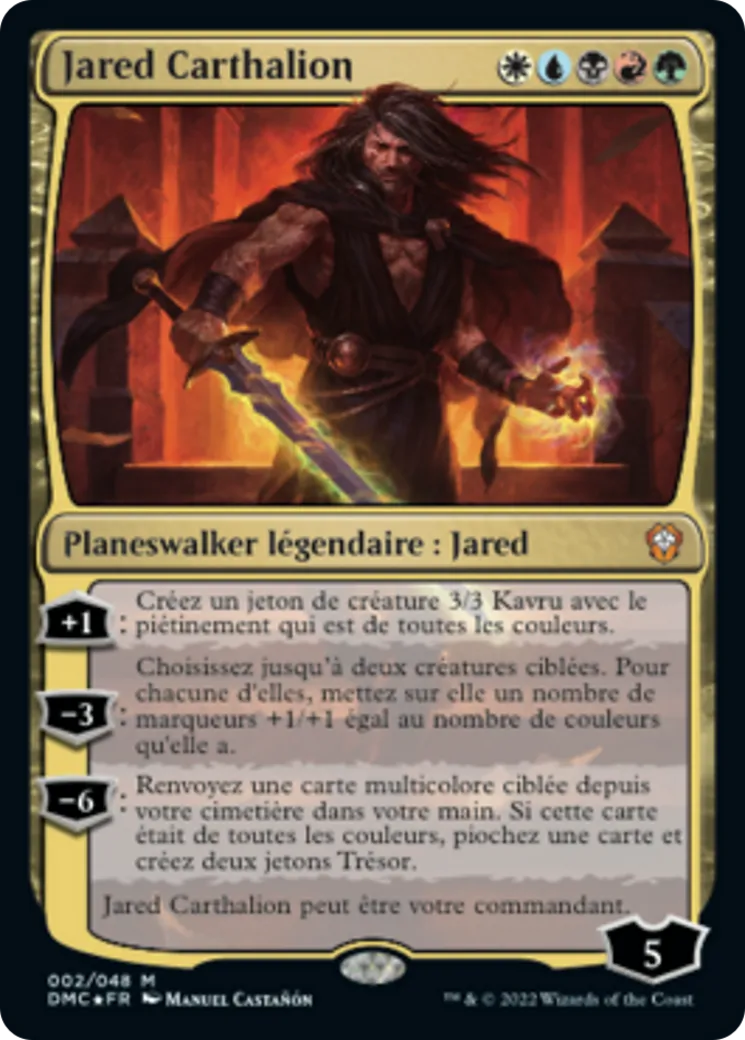 Jared Carthalion — Dominaria United Commander — Magic: The Gathering