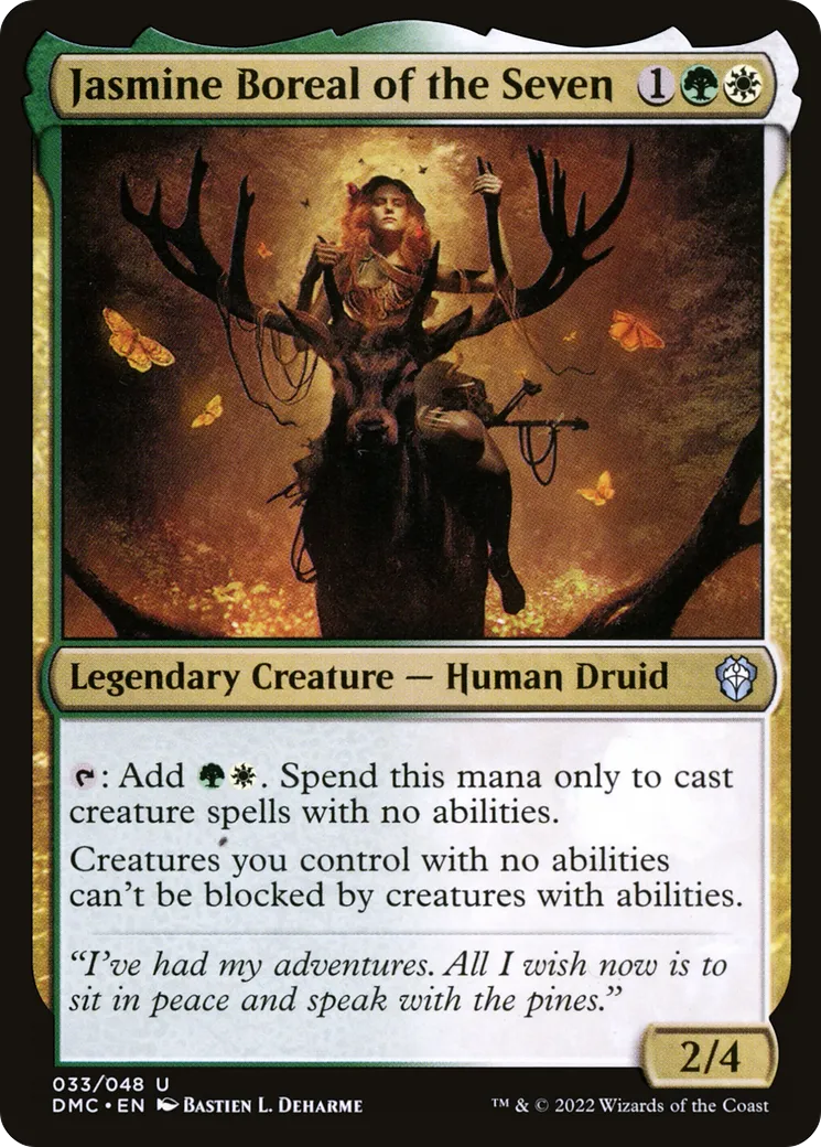 Jasmine Boreal of the Seven — Dominaria United Commander — Magic: The Gathering