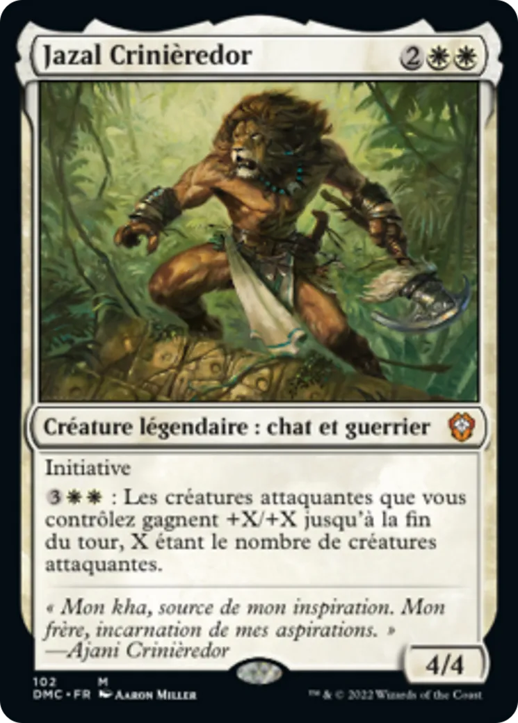 Jazal Crinièredor — Dominaria United Commander — Magic: The Gathering