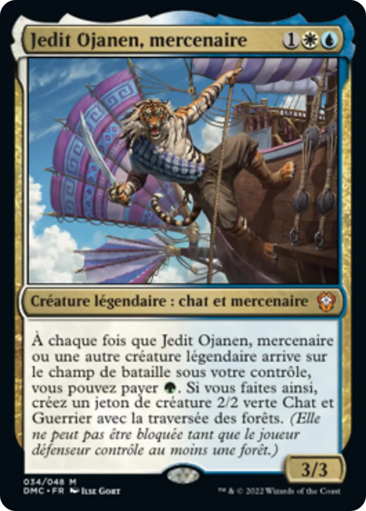 Jedit Ojanen, mercenaire — Dominaria United Commander — Magic: The Gathering