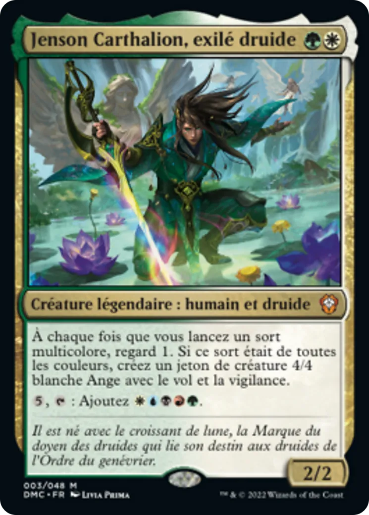 Jenson Carthalion, exilé druide from Dominaria United Commander - Magic: The Gathering
