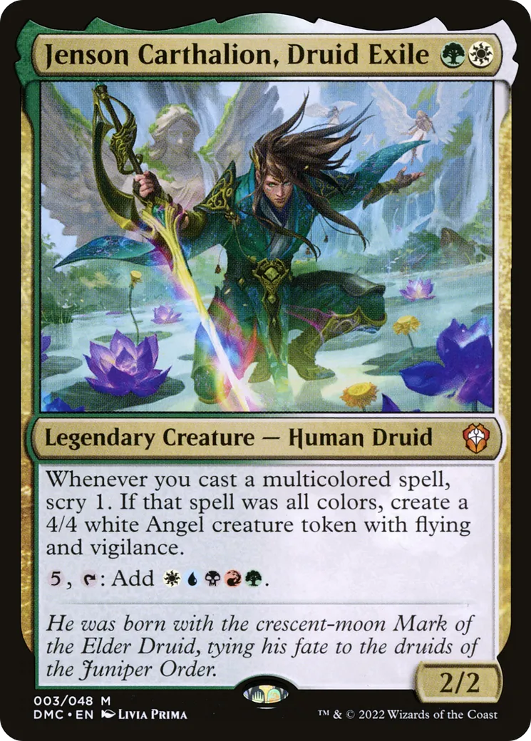 Jenson Carthalion, Druid Exile — Dominaria United Commander — Magic: The Gathering