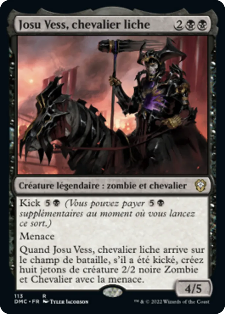 Josu Vess, chevalier liche — Dominaria United Commander — Magic: The Gathering