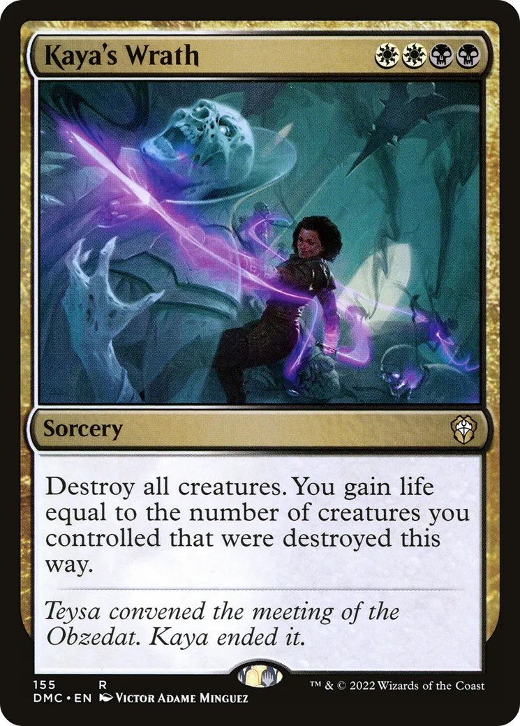 Kaya's Wrath — Dominaria United Commander — Magic: The Gathering