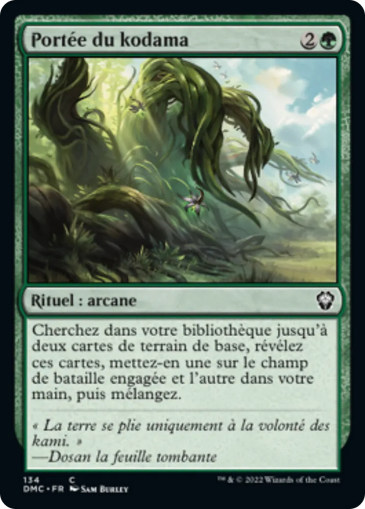 Portée du kodama — Dominaria United Commander — Magic: The Gathering