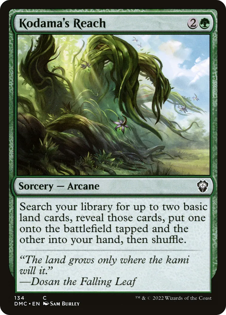 Kodama's Reach from Dominaria United Commander - Magic: The Gathering
