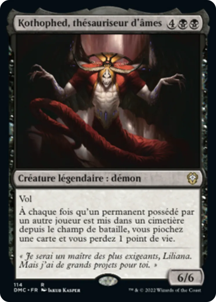 Kothophed, thésauriseur d'âmes — Dominaria United Commander — Magic: The Gathering